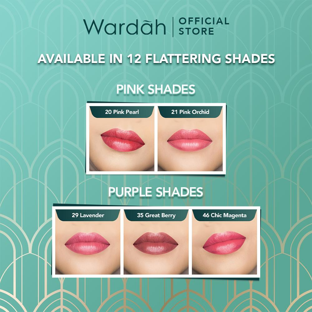 Wardah Exclusive Moist Lipstick 46 Chic Magenta *