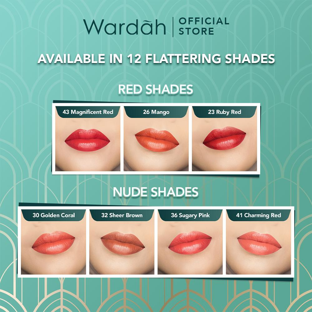 Wardah Exclusive Moist Lipstick 46 Chic Magenta *