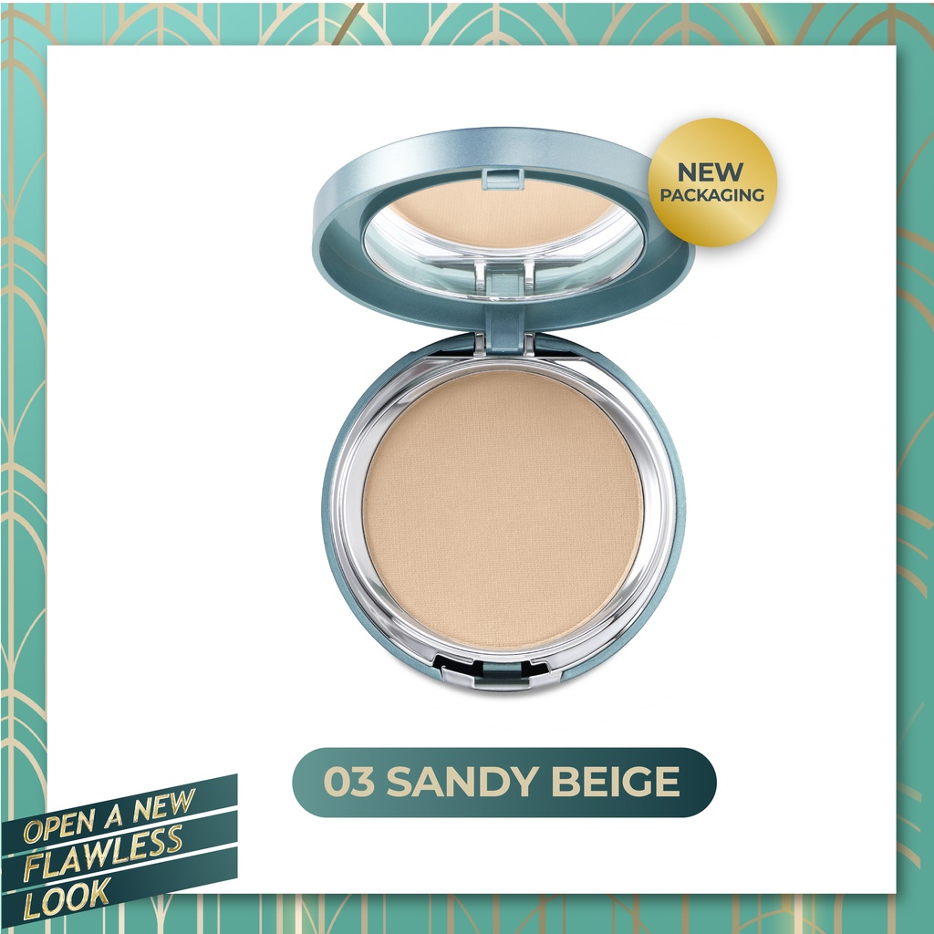 Wardah Exclusive Two Way Cake SPF 15 - 03 Sandy Beige 12g Wardah Exclusive Two Way Cake SPF 15 - 03 Sandy Beige 12g