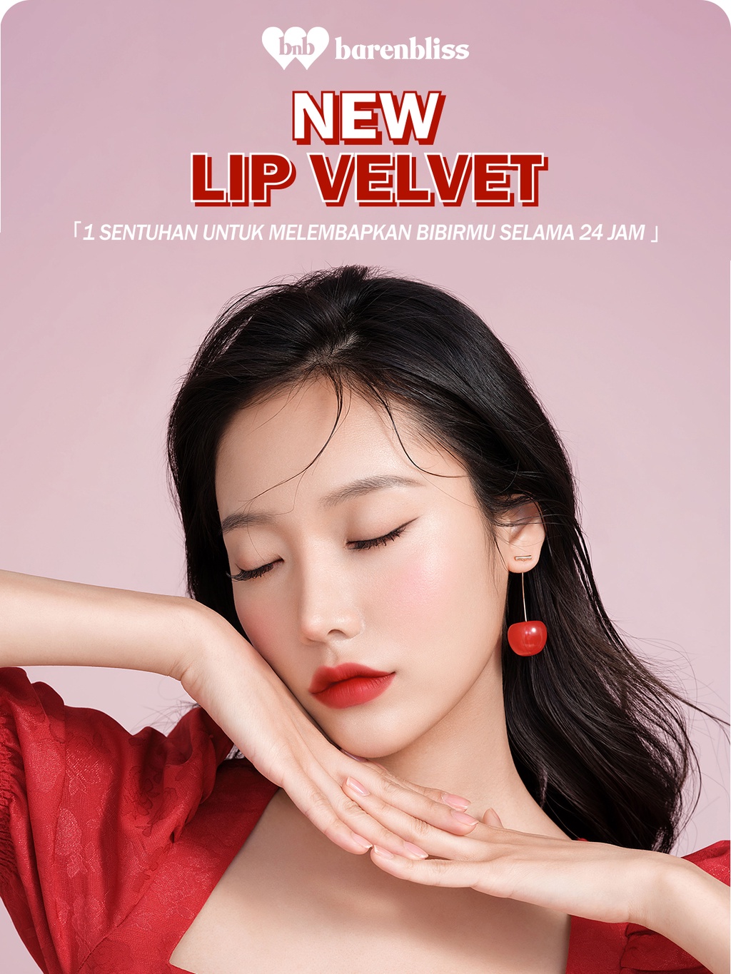 BNB Barenbliss Cherry Makes Cheerful Lip Velvet - 12 Latte Muse