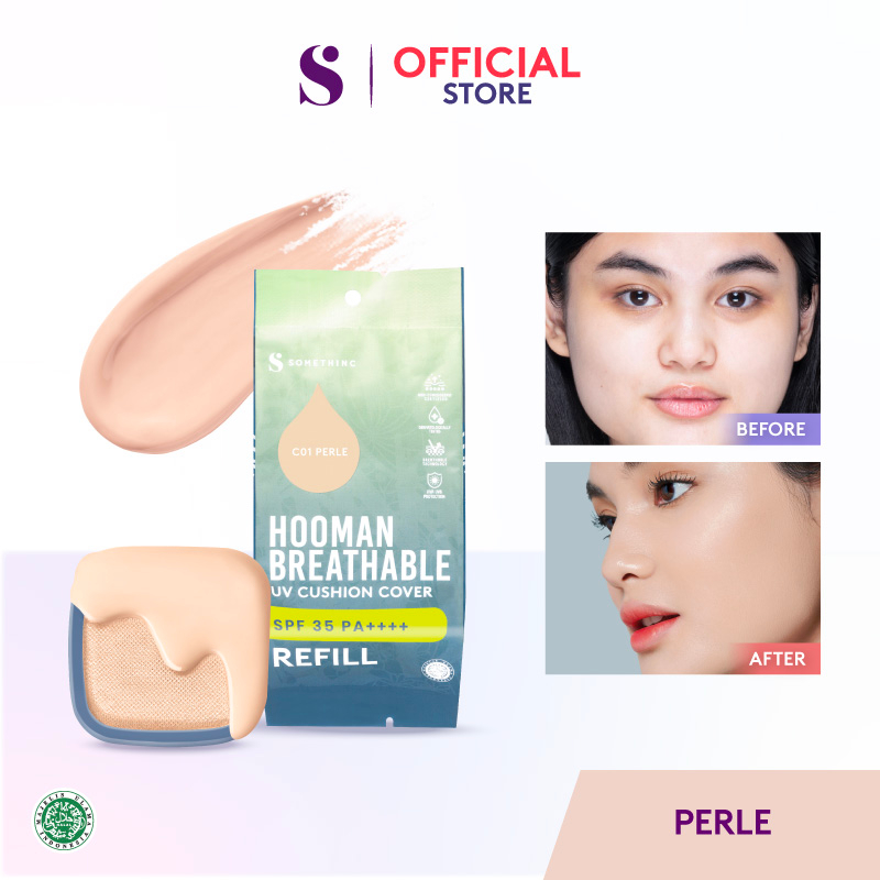 Somethinc Hooman Breathable UV Cushion SPF35 PA++++ REFILL - Perle (Cushion Matte) Somethinc Hooman Breathable UV Cushion SPF35 PA++++ REFILL - Perle (Cushion Matte)