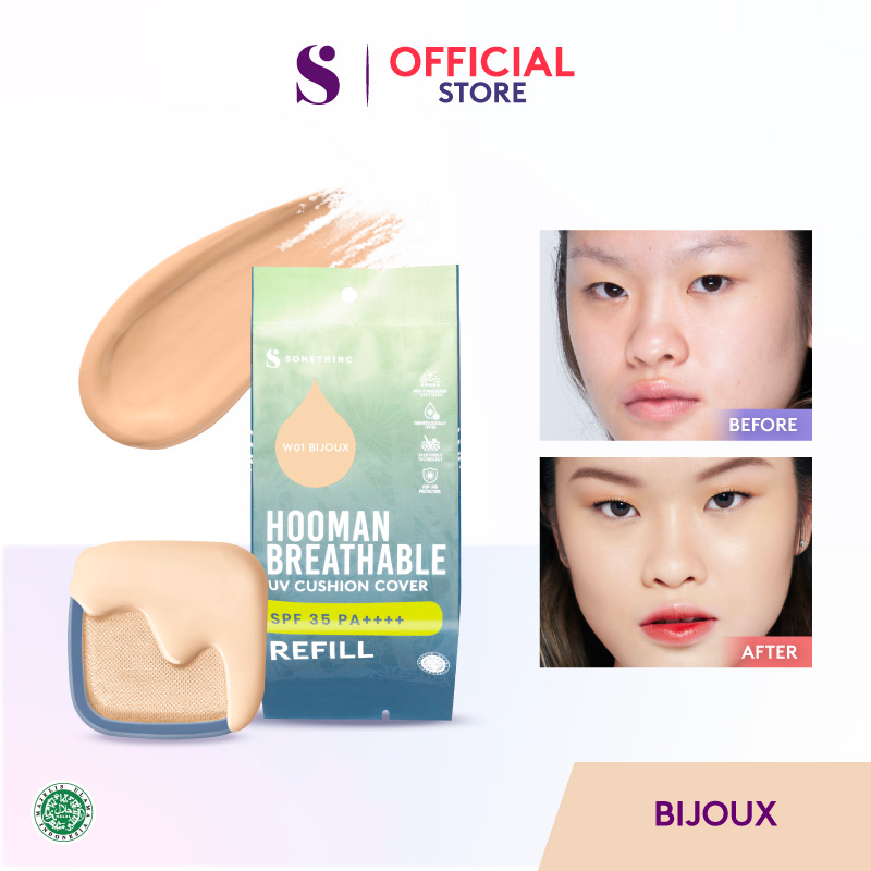 Somethinc Hooman Breathable UV Cushion SPF35 PA++++ REFILL - Bijoux (Cushion Matte) Somethinc Hooman Breathable UV Cushion SPF35 PA++++ REFILL - Bijoux (Cushion Matte)