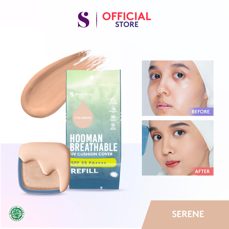 Somethinc Hooman Breathable UV Cushion SPF35 PA++++ REFILL - Serene (Cushion Matte) Somethinc Hooman Breathable UV Cushion SPF35 PA++++ REFILL - Serene (Cushion Matte)