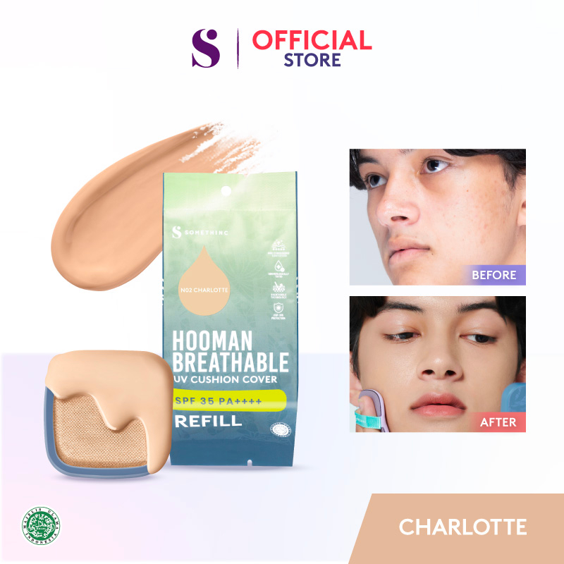Somethinc Hooman Breathable UV Cushion SPF35 PA++++ REFILL - Charlotte (Cushion Matte) Somethinc Hooman Breathable UV Cushion SPF35 PA++++ REFILL - Charlotte (Cushion Matte)