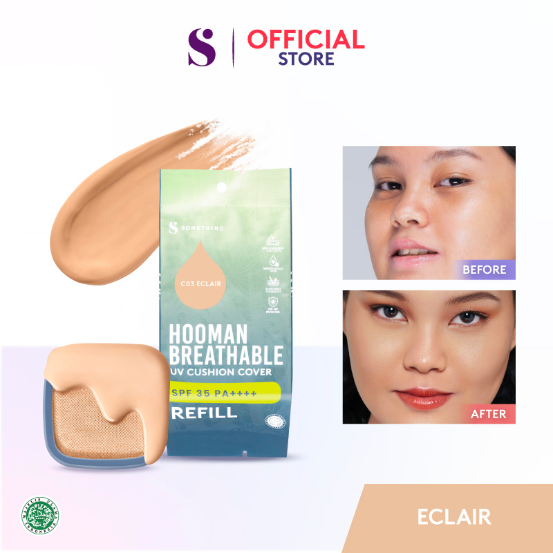 Somethinc Hooman Breathable UV Cushion SPF35 PA++++ REFILL - Éclair (Cushion Matte) Somethinc Hooman Breathable UV Cushion SPF35 PA++++ REFILL - Éclair (Cushion Matte)