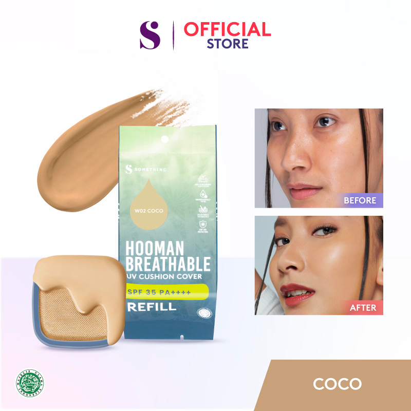 Somethinc Hooman Breathable UV Cushion SPF35 PA++++ REFILL - Coco (Cushion Matte) Somethinc Hooman Breathable UV Cushion SPF35 PA++++ REFILL - Coco (Cushion Matte)