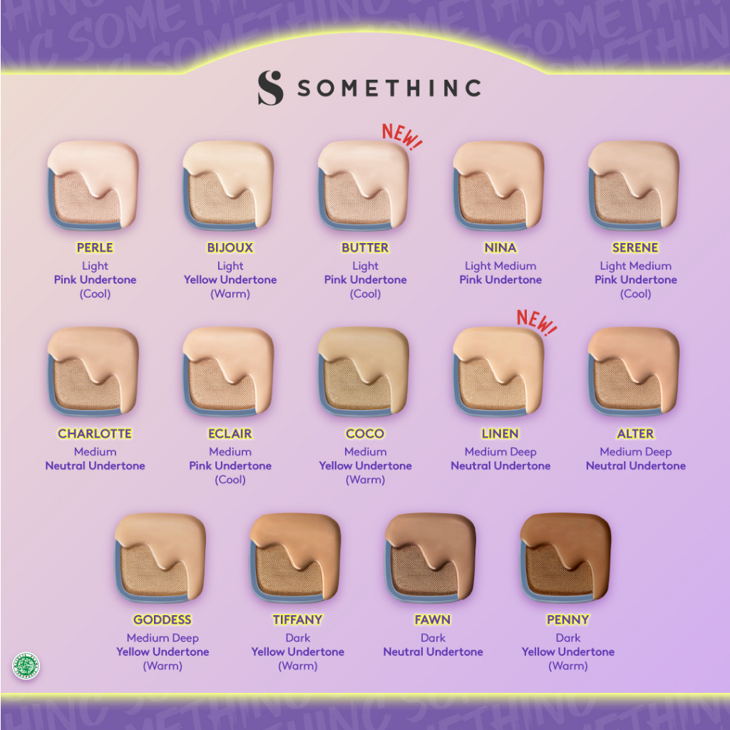 Somethinc Hooman Breathable UV Cushion SPF35 PA++++ REFILL - Coco (Cushion Matte)