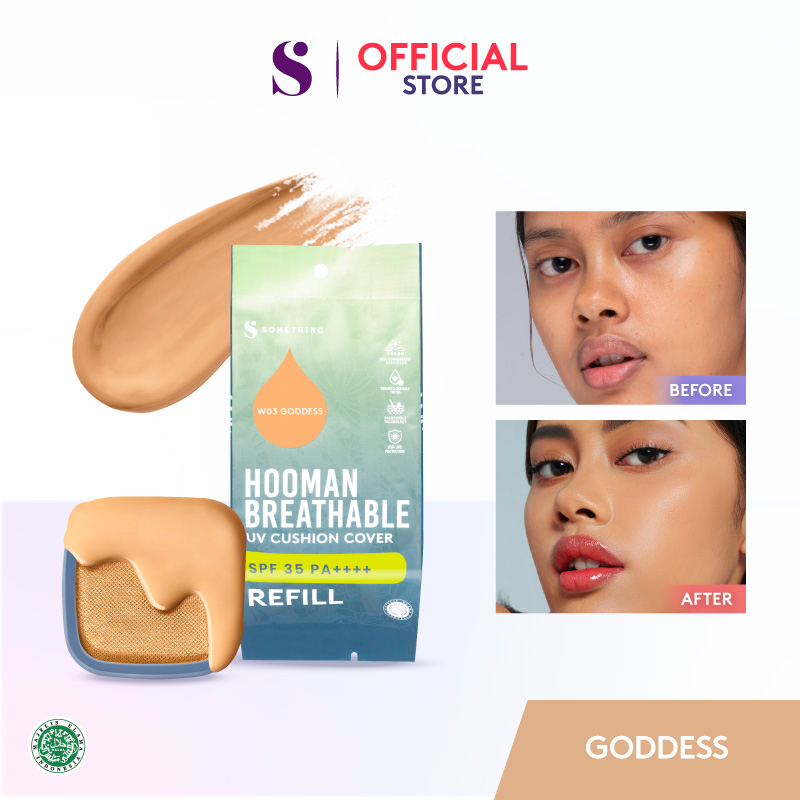 Somethinc Hooman Breathable UV Cushion SPF35 PA++++ REFILL - Goddess (Cushion Matte) Somethinc Hooman Breathable UV Cushion SPF35 PA++++ REFILL - Goddess (Cushion Matte)