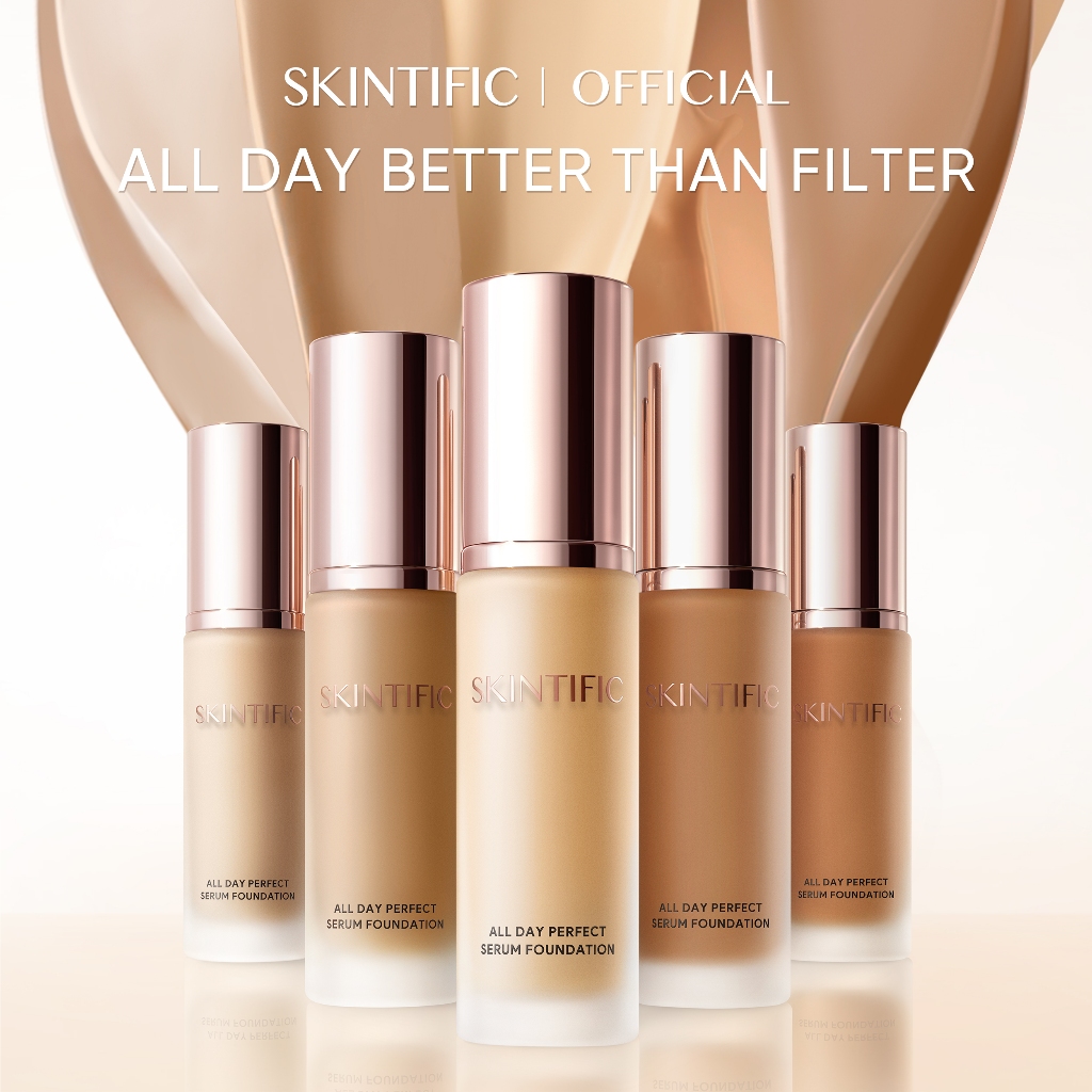 Skintific All Day Perfect Serum Foundation 25ml - 04 Beige