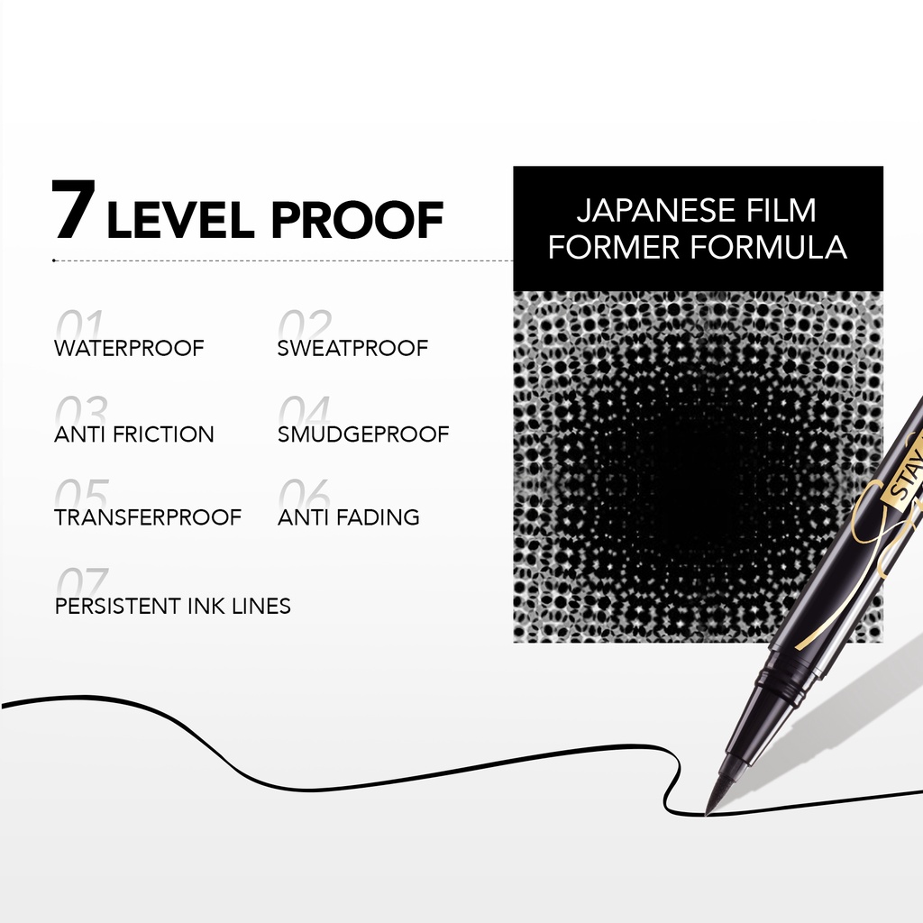 YOU Stay All Day Pen Eyeliner - 02 Dark Brown YOU Stay All Day Pen Eyeliner - 02 Dark Brown