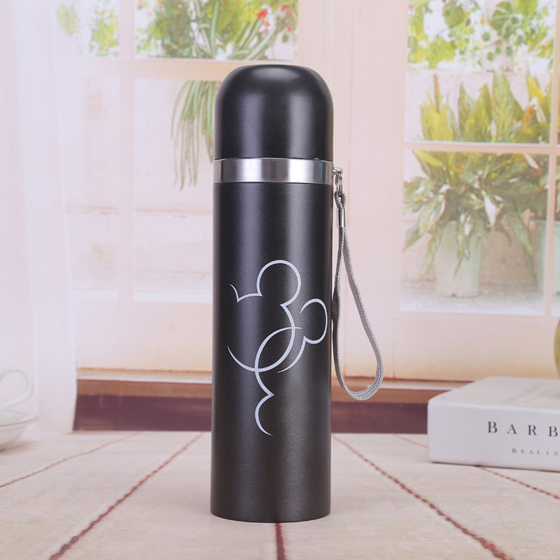 Termos MICKEY 500ml - Botol Minum Tahan Panas & Dingin