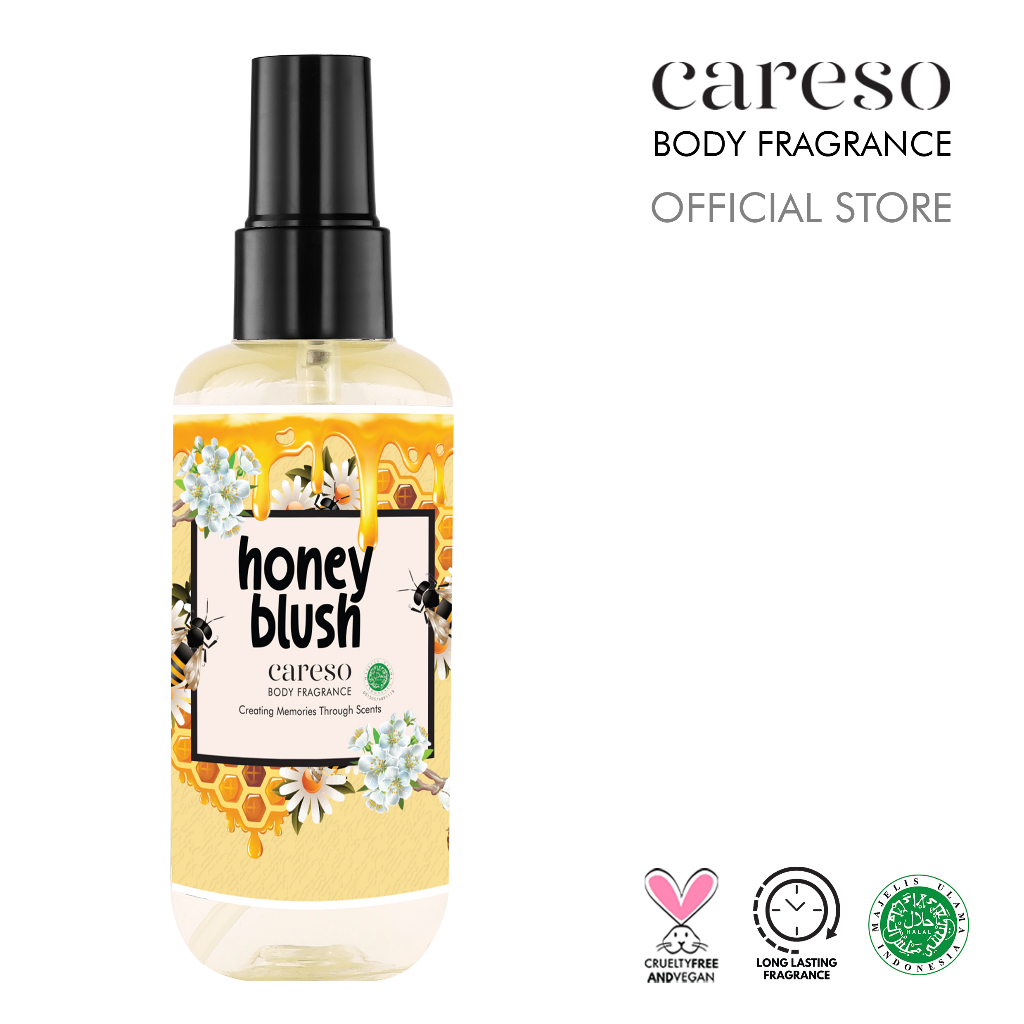Careso Body Fragrance 100ml - Honey Blush Careso Body Fragrance 100ml - Honey Blush