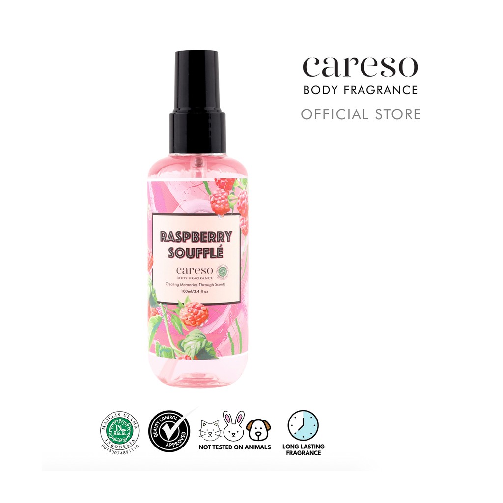 Careso Body Fragrance 100ml - Raspberry Souffle *