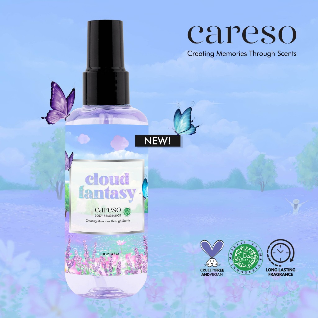 Careso Body Fragrance 100ml - Cloud Fantasy Careso Body Fragrance 100ml - Cloud Fantasy