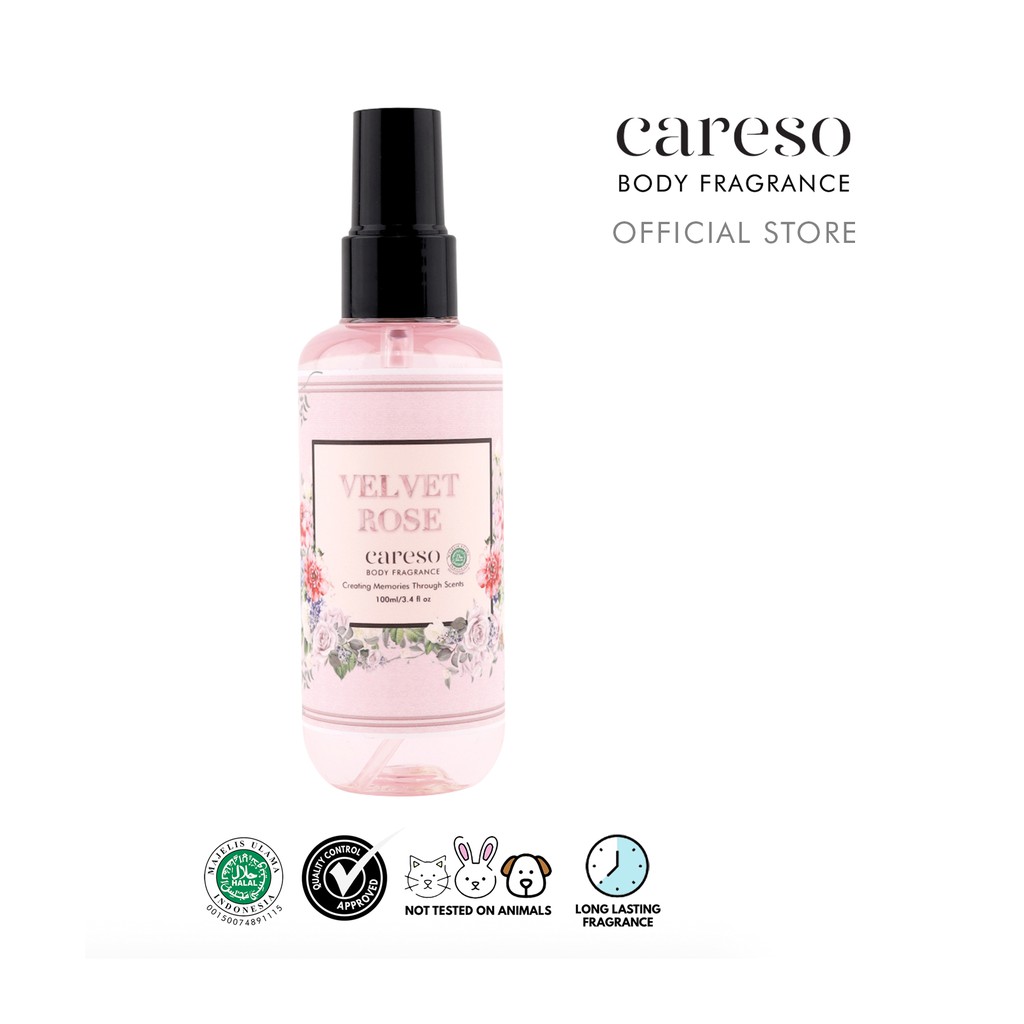 Careso Body Fragrance 100ml - Velvet Rose