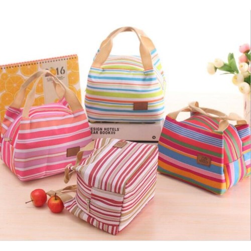 Tas Bekal Salur Garis (Insulated / Cooler Lunch Bag)