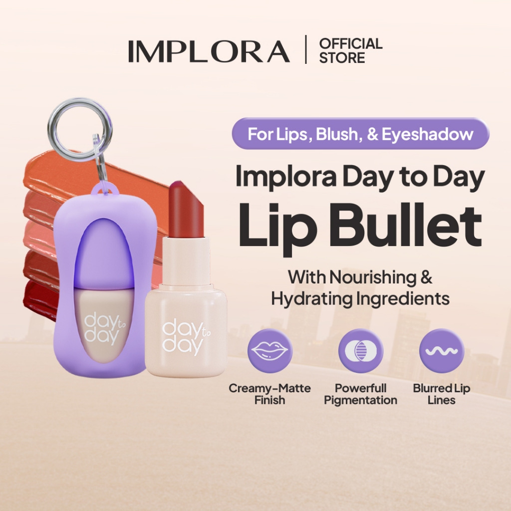 Implora Day to Day Series Key Chain Lip Bullet - 03 Extraordinary