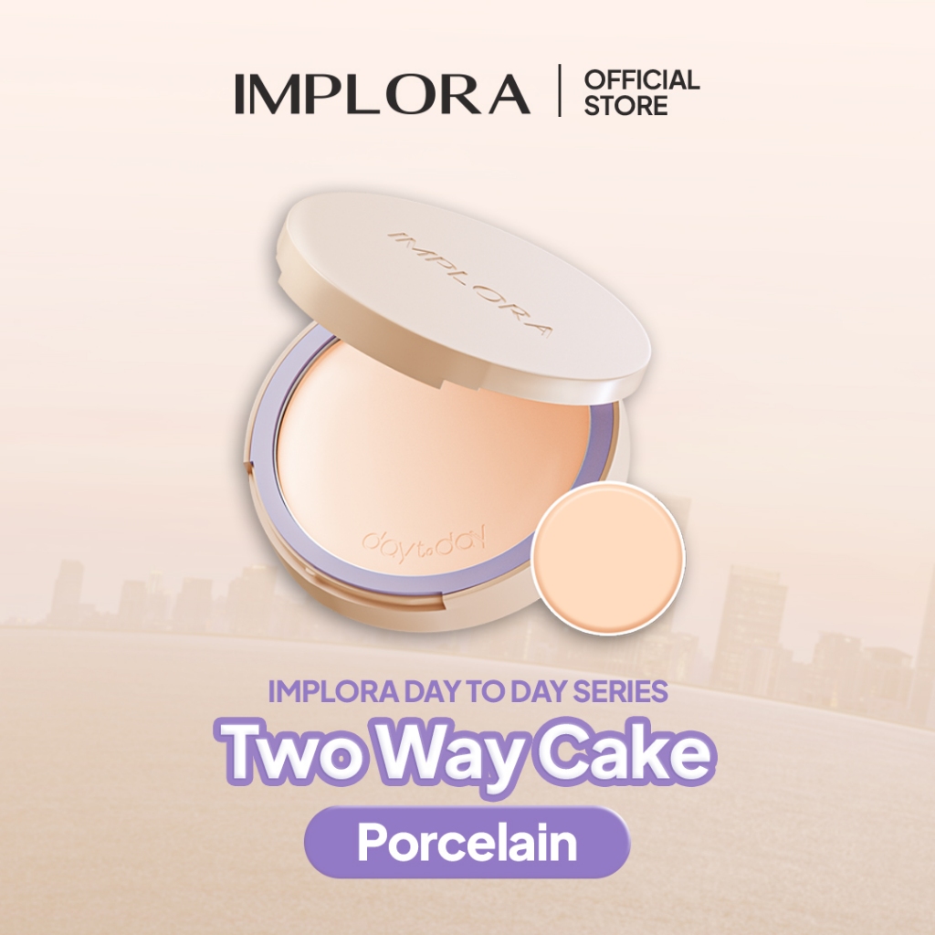 Implora Day to Day Series Two Way Cake FULL SIZE - 01 Porcelain Implora Day to Day Series Two Way Cake FULL SIZE - 01 Porcelain