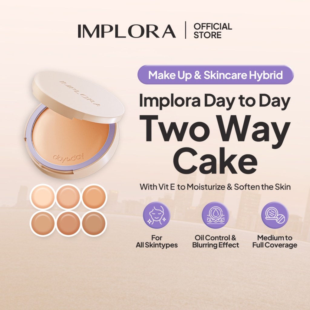 Implora Day to Day Series Two Way Cake FULL SIZE - 06 Nutmeg