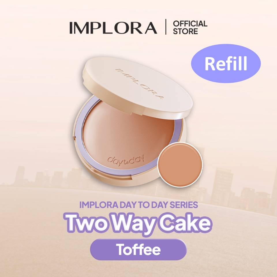 Implora Day to Day Series Two Way Cake REFILL - 05 Toffee Implora Day to Day Series Two Way Cake REFILL - 05 Toffee