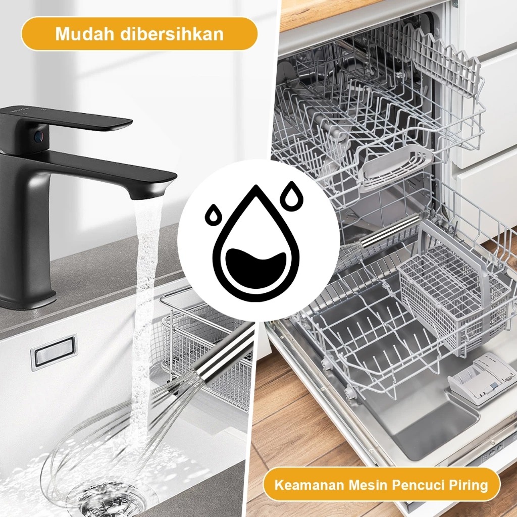 Whisk Mixer Manual (Pengocok Telur & Adonan Manual)