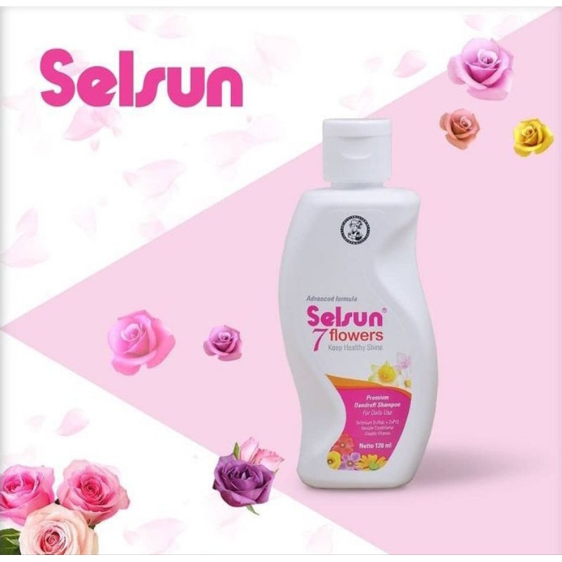 Selsun 7 Flowers Premium Dandruff Shampoo 120ml - Keep Healthy Shine