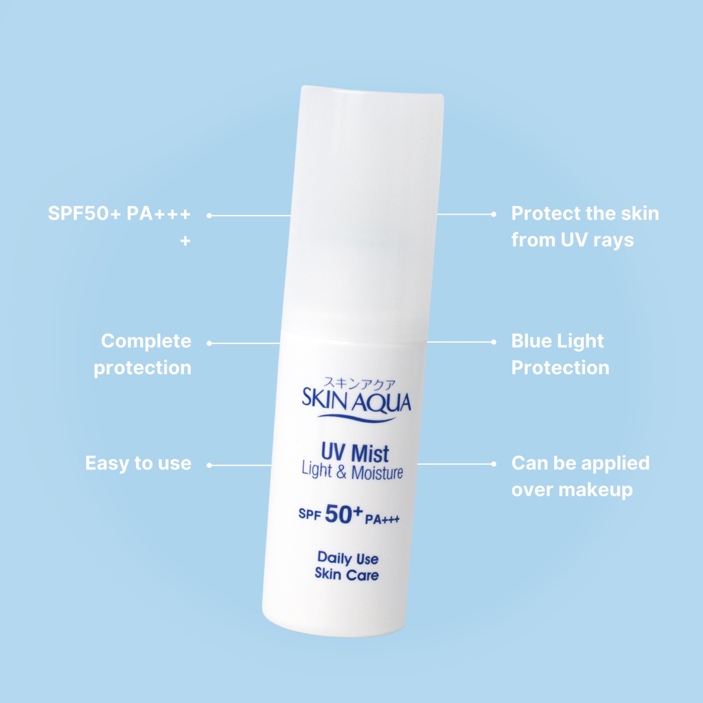 Skin Aqua UV Mist Light & Moisture SPF50+ PA+++ 40gr