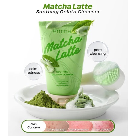 Emina Gelato Cleanser Series 100ml - Matcha Latte (Soothing)