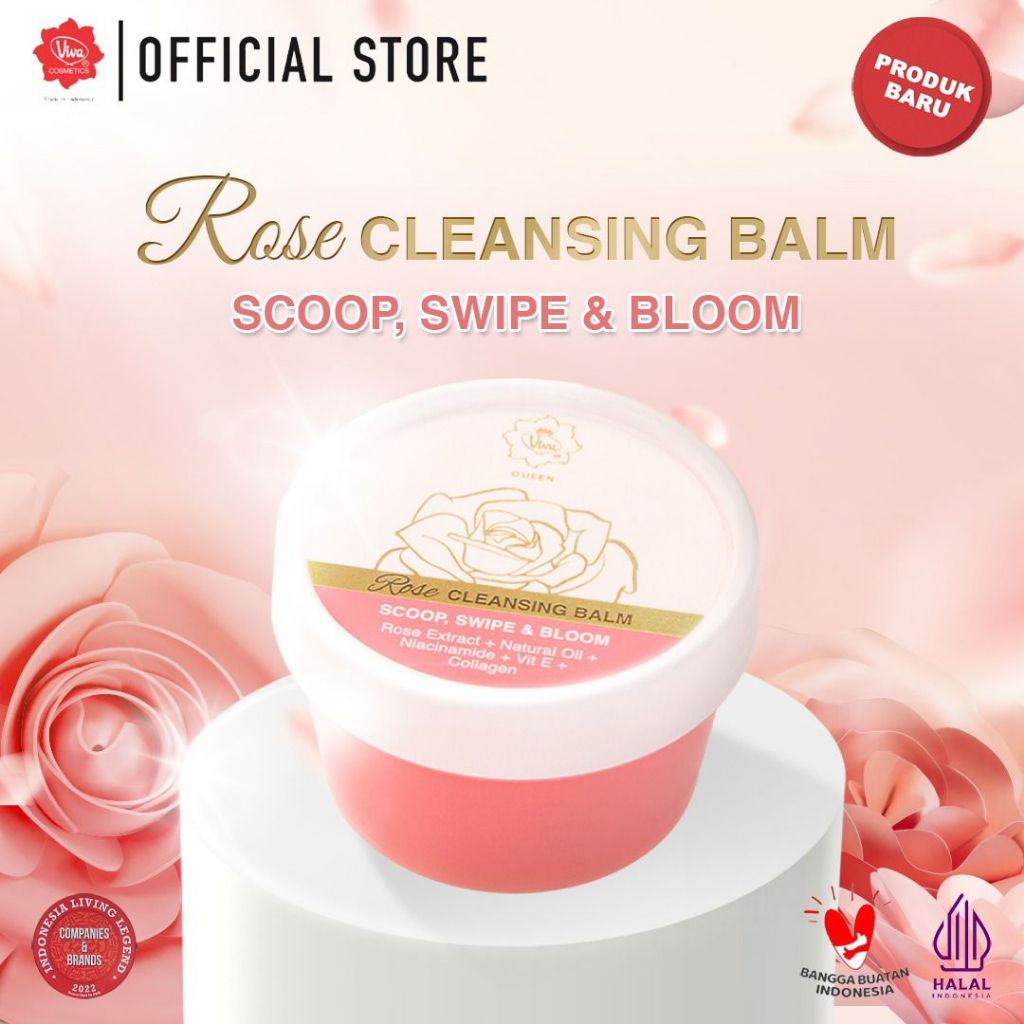Viva Queen Rose Cleansing Balm 50gr Viva Queen Rose Cleansing Balm 50gr