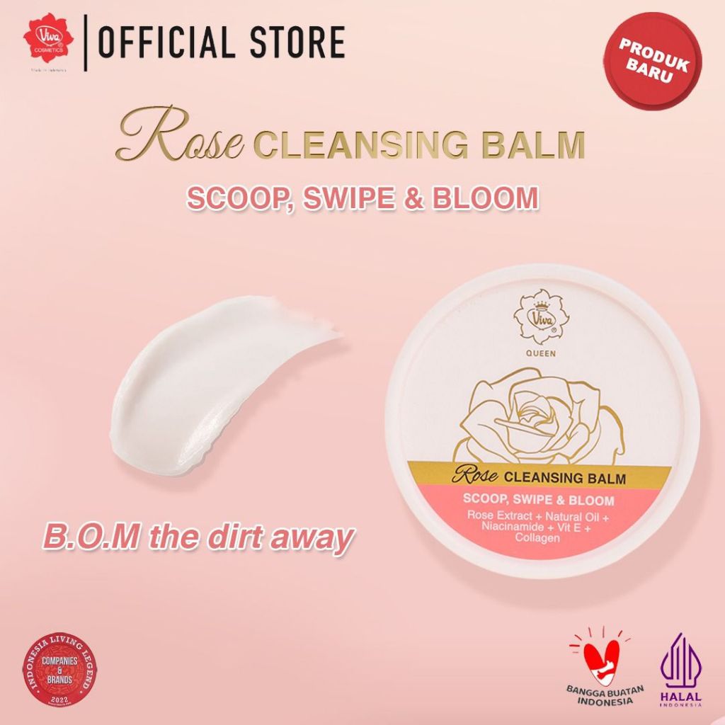 Viva Queen Rose Cleansing Balm 50gr Viva Queen Rose Cleansing Balm 50gr