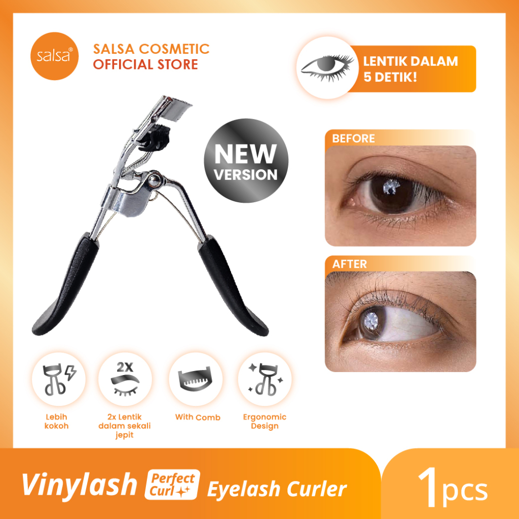 Salsa Vinylash Perfect Curl Eyelash Curler (Salsa Vinylash PRO Eyelash Curler) Salsa Vinylash Perfect Curl Eyelash Curler (Salsa Vinylash PRO Eyelash Curler)