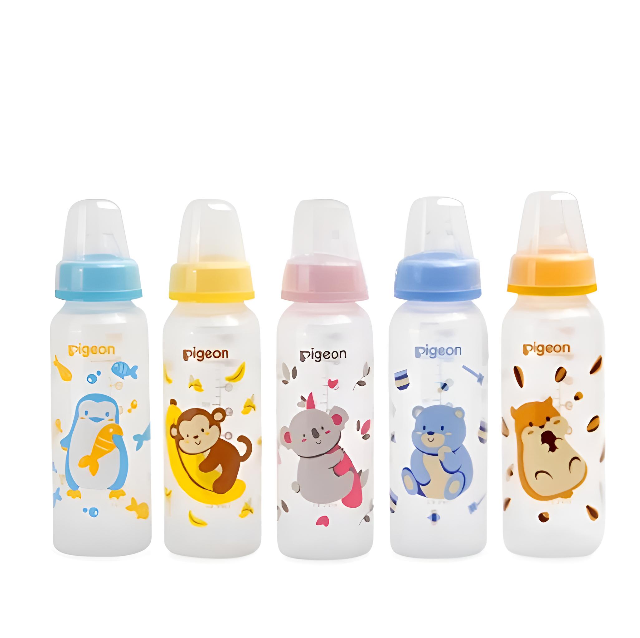 Pigeon Baby Bottle - PP RP STD MM Dot Ulir 240ml Pack Plastik (Botol Susu Bayi) Pigeon Baby Bottle - PP RP STD MM Dot Ulir 240ml Pack Plastik (Botol Susu Bayi)