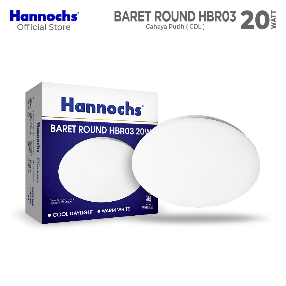 Hannochs HBR03 Mini Baret Round LED CDL 20 Watt (20W)
