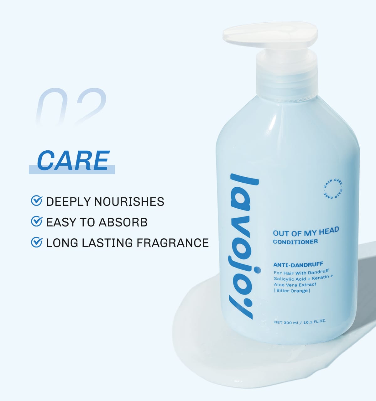 Lavojoy Out Of My Head Conditioner 300ml - Anti Dandruff (Bitter Orange)