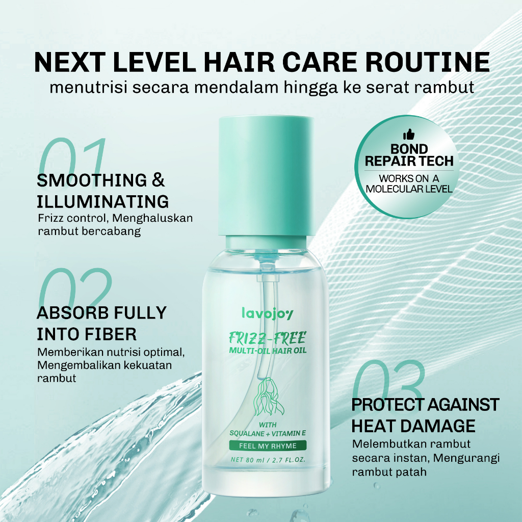 Lavojoy Frizz-Free Multi-Oil Hair Oil 80ml