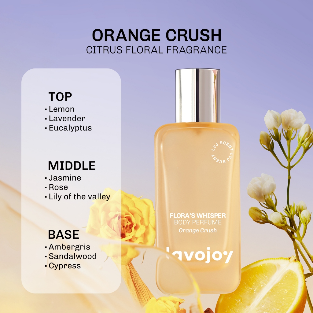 Lavojoy Flora's Whisper Body Perfume 45ml - Orange Crush *