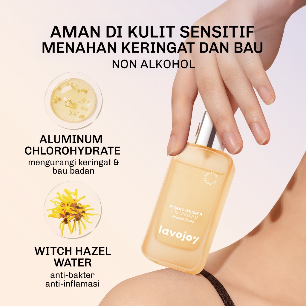 Lavojoy Flora's Whisper Body Perfume 45ml - Orange Crush *
