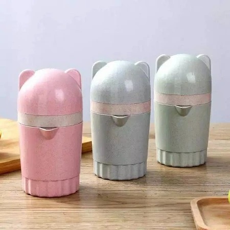 Botol Pemeras Jeruk Portable Serbaguna (Manual Juicer Cup) - Pink