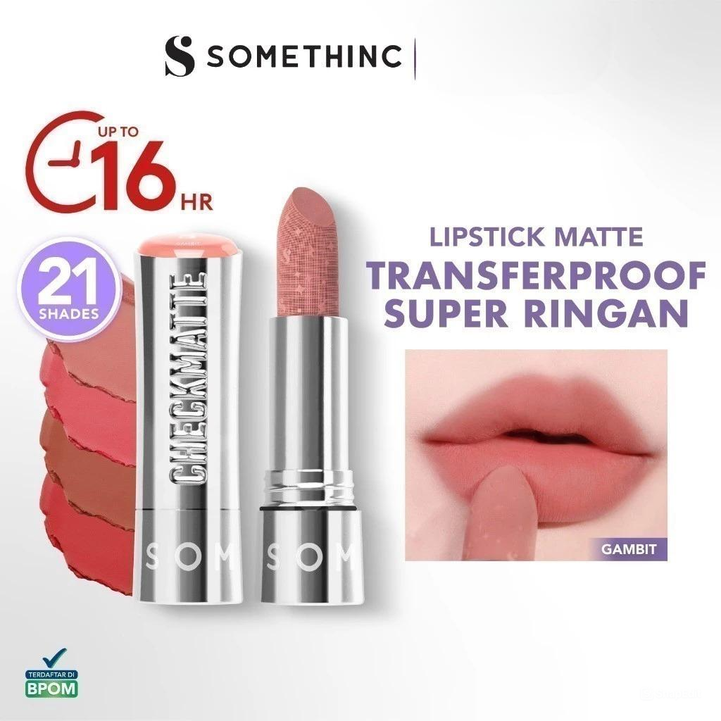 Somethinc Checkmatte Transferproof Lipstick 3.8gr - 15 Capture