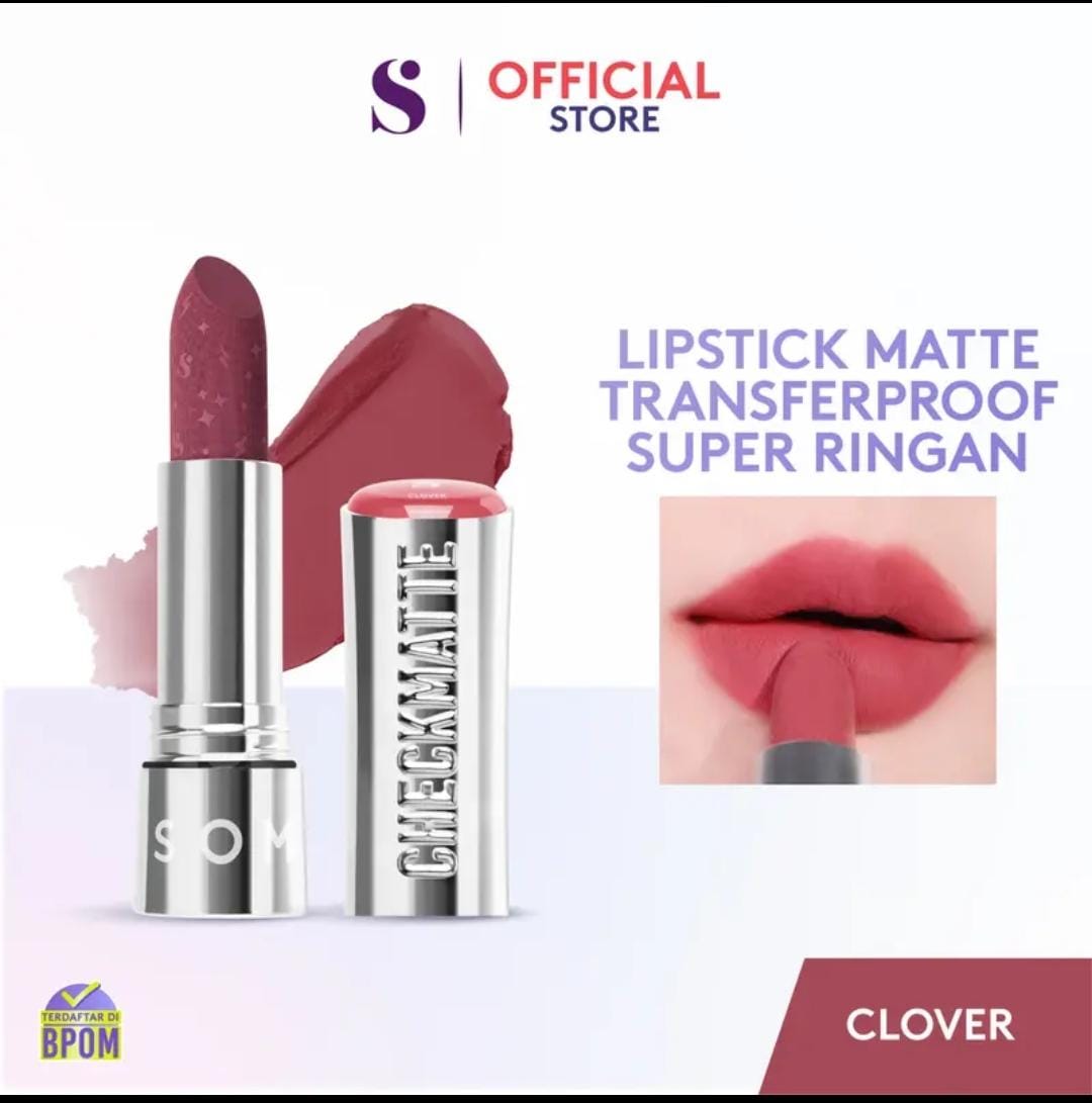 Somethinc Checkmatte Transferproof Lipstick 3.8gr - 21 Clover