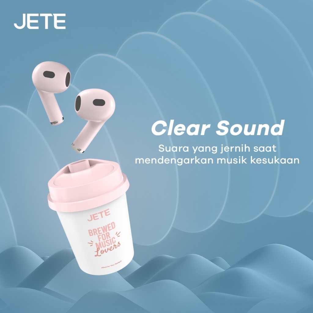 JETE Handsfree Bluetooth TWS FS2 Green - Brewed For Music Lovers 300mAh