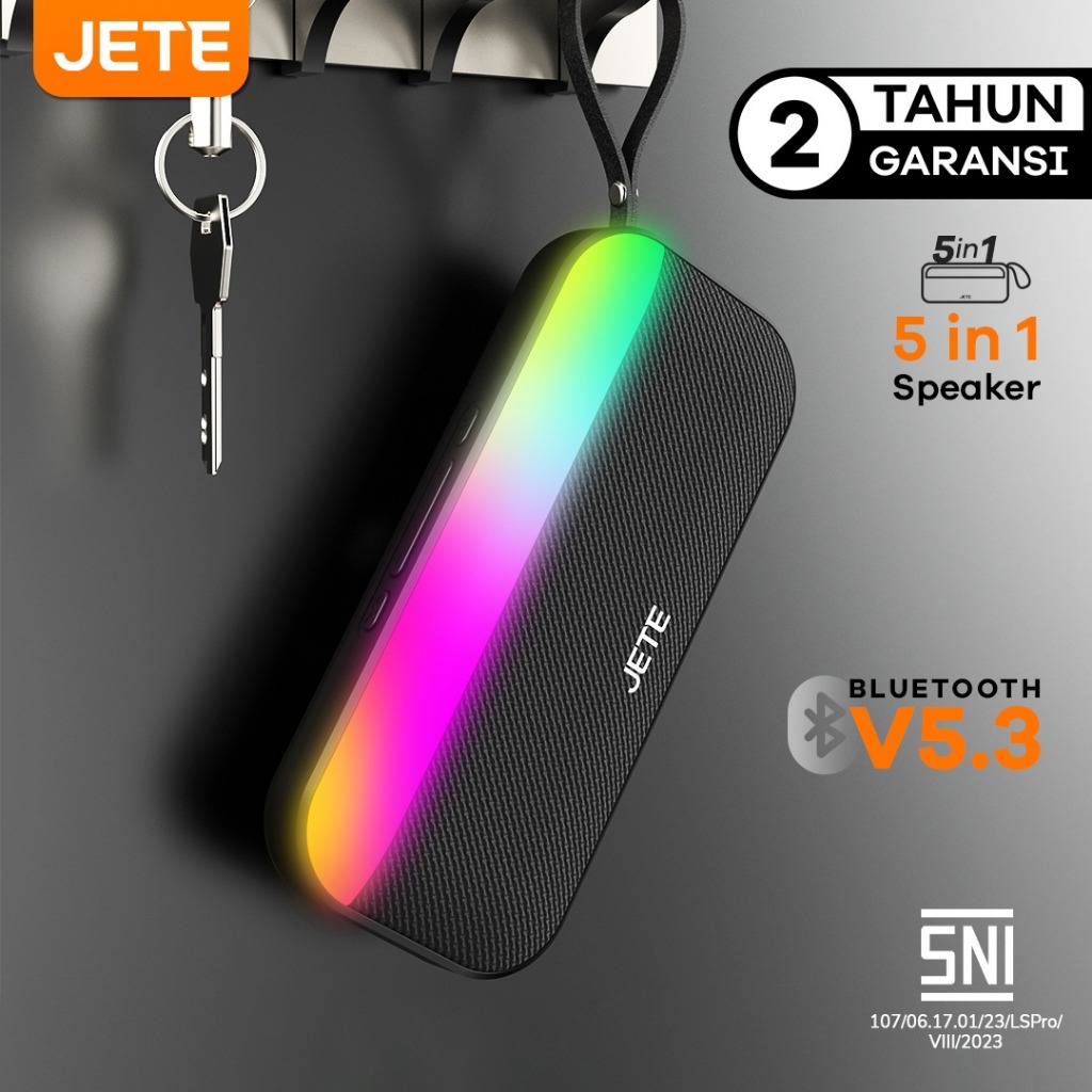 JETE Speaker Bluetooth - S101 Multi-color Ambient Light (10W) JETE Speaker Bluetooth - S101 Multi-color Ambient Light (10W)