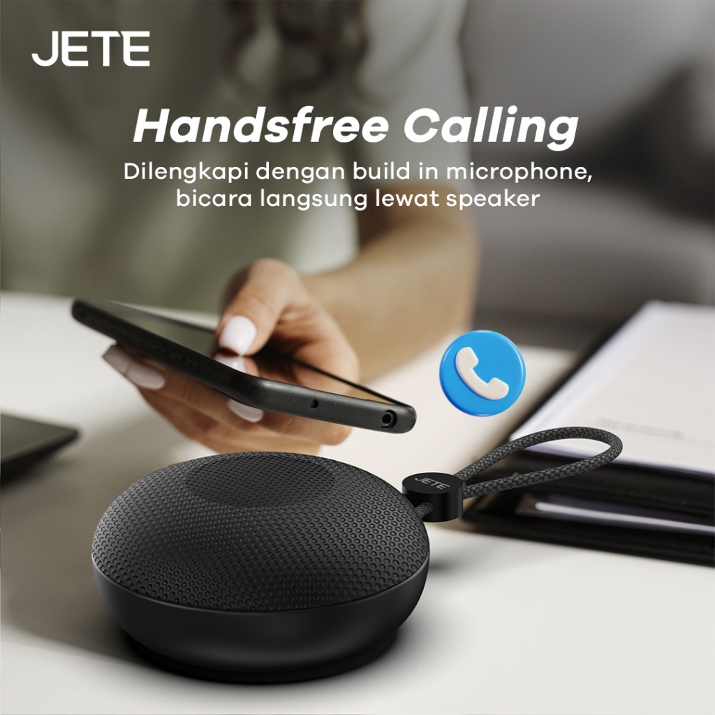JETE Speaker Bluetooth - SM2 Black (3W)