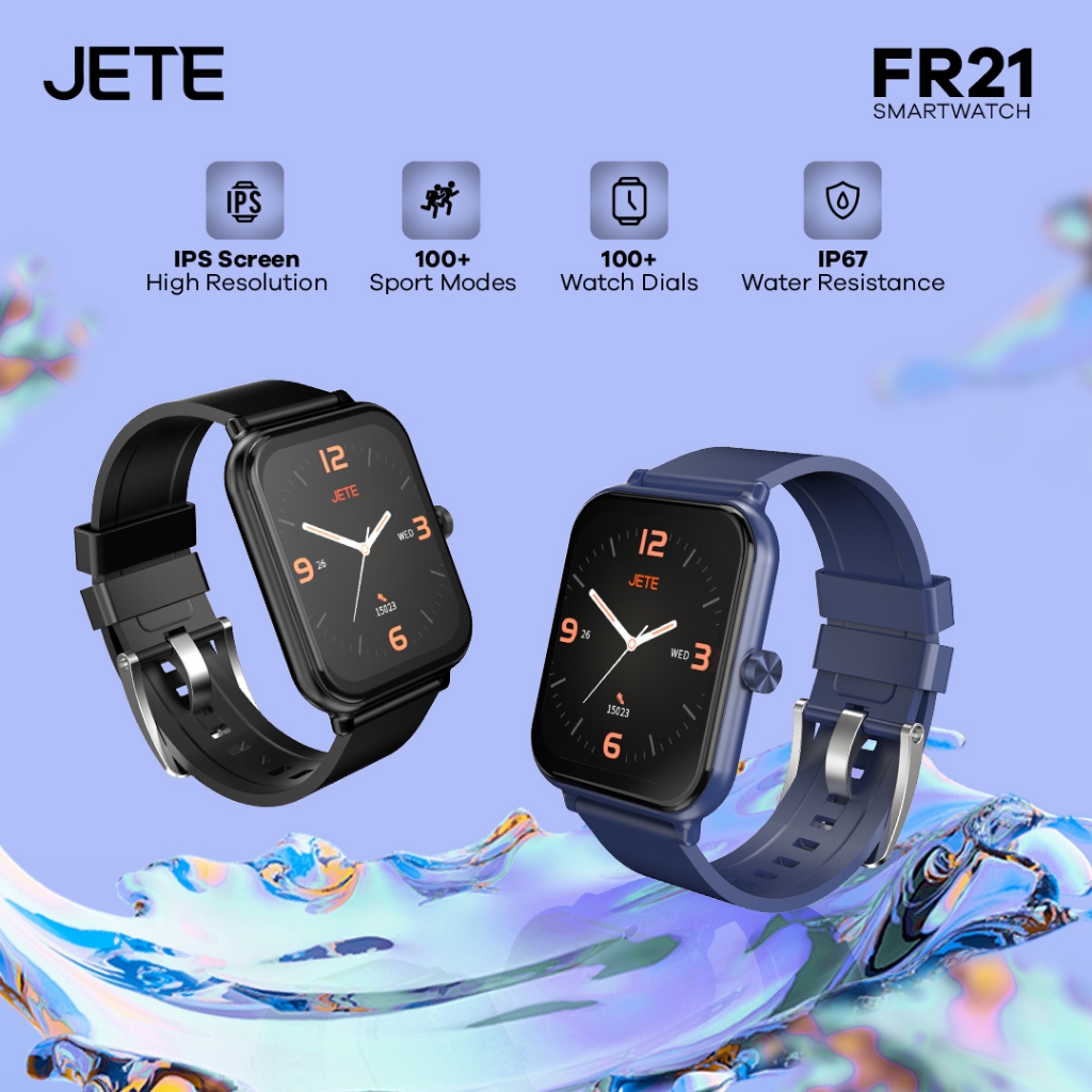 JETE Smartwatch - FR21 Series Black 1.83 inch