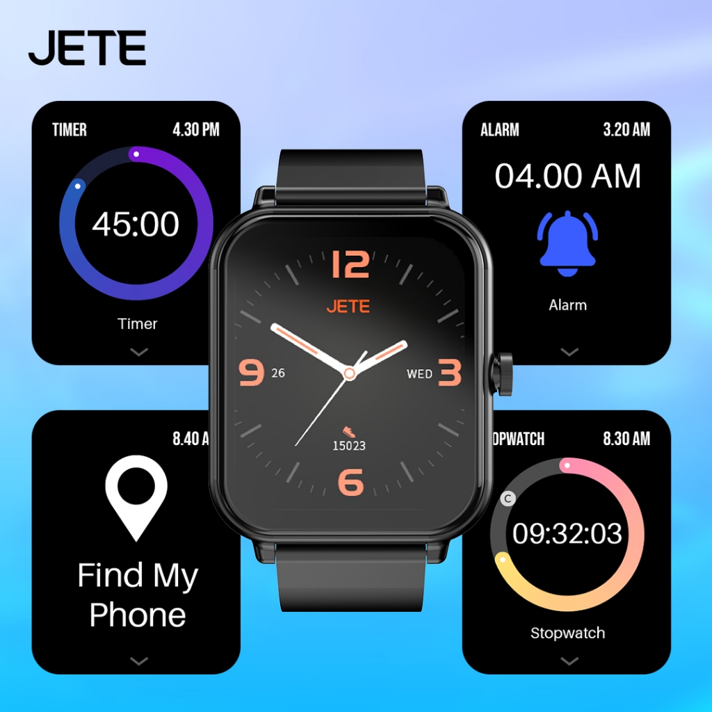 JETE Smartwatch - FR21 Series Black 1.83 inch