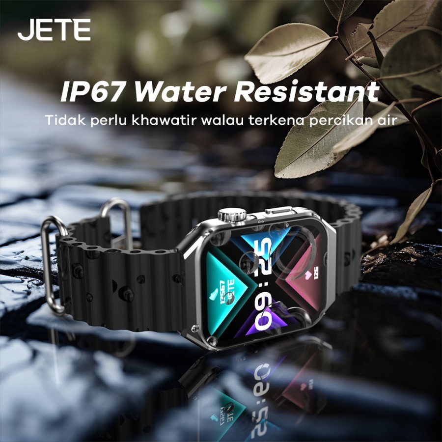 JETE Smartwatch - Muse Series Black 2.0 inch