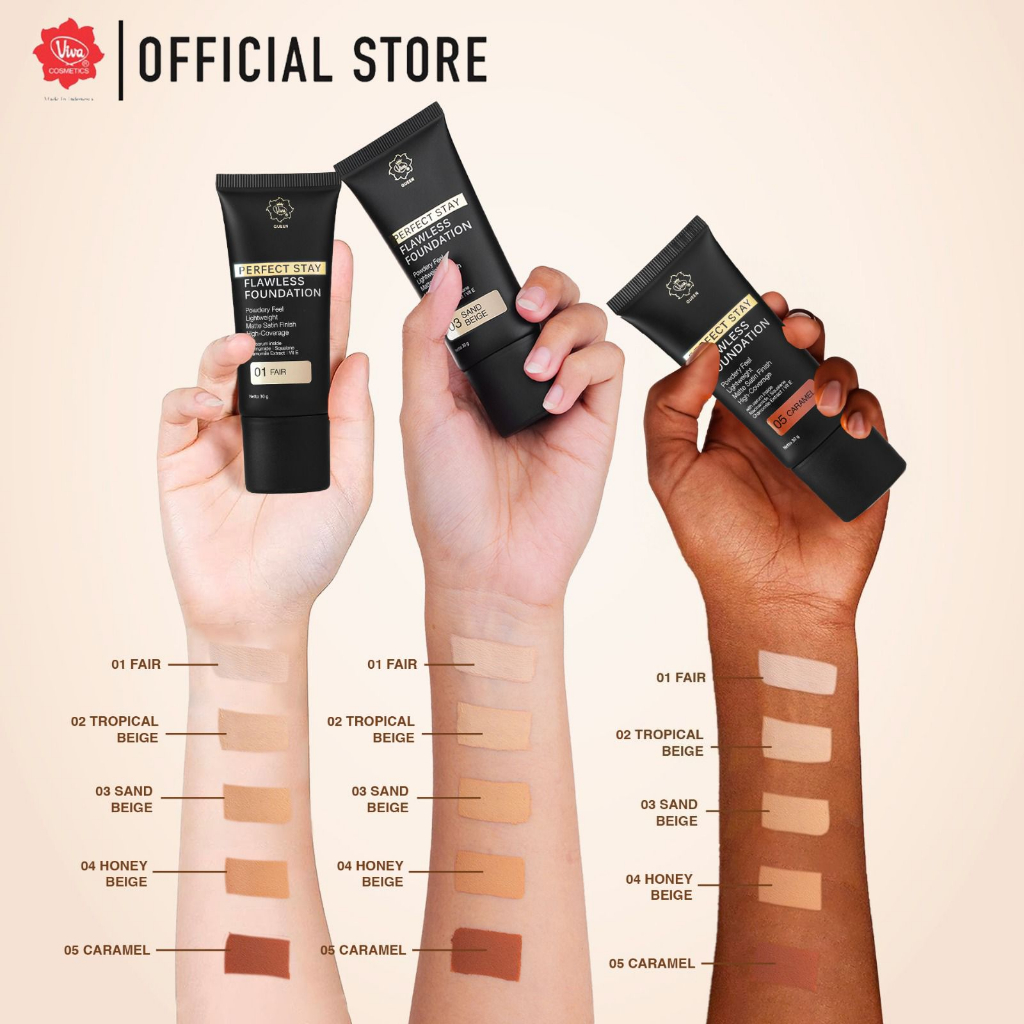Viva Queen Perfect Stay Flawless Foundation 30gr - 04 Honey Beige Viva Queen Perfect Stay Flawless Foundation 30gr - 04 Honey Beige