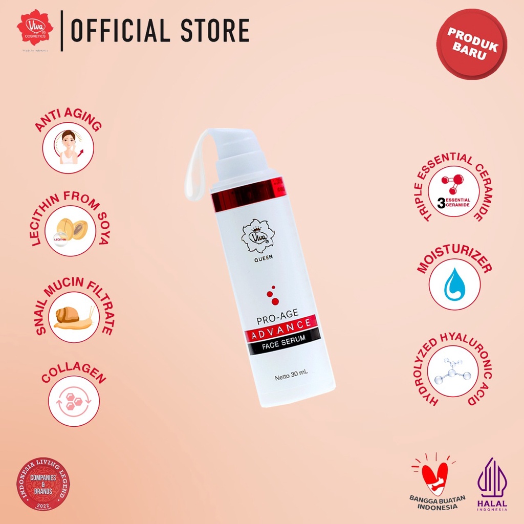 Viva Queen Pro-Age Advance Face Serum 30ml Viva Queen Pro-Age Advance Face Serum 30ml