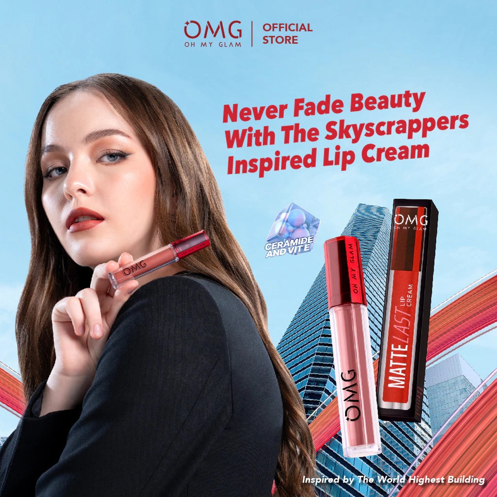 Oh My Glam Mattelast Lip Cream - 23 Rose 2.9g (OMG) Oh My Glam Mattelast Lip Cream - 23 Rose 2.9g (OMG)