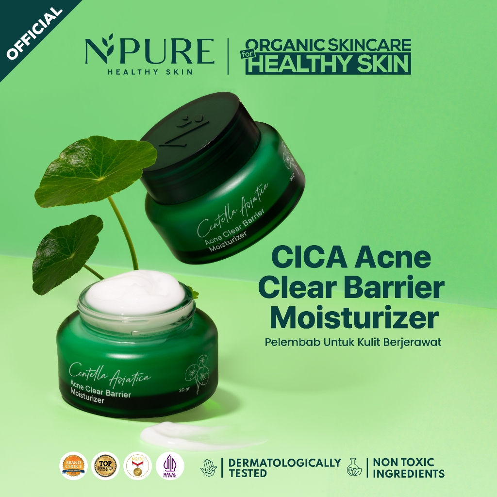 Npure Centella Asiatica Acne Clear Barrier Moisturizer 30gr Npure Centella Asiatica Acne Clear Barrier Moisturizer 30gr